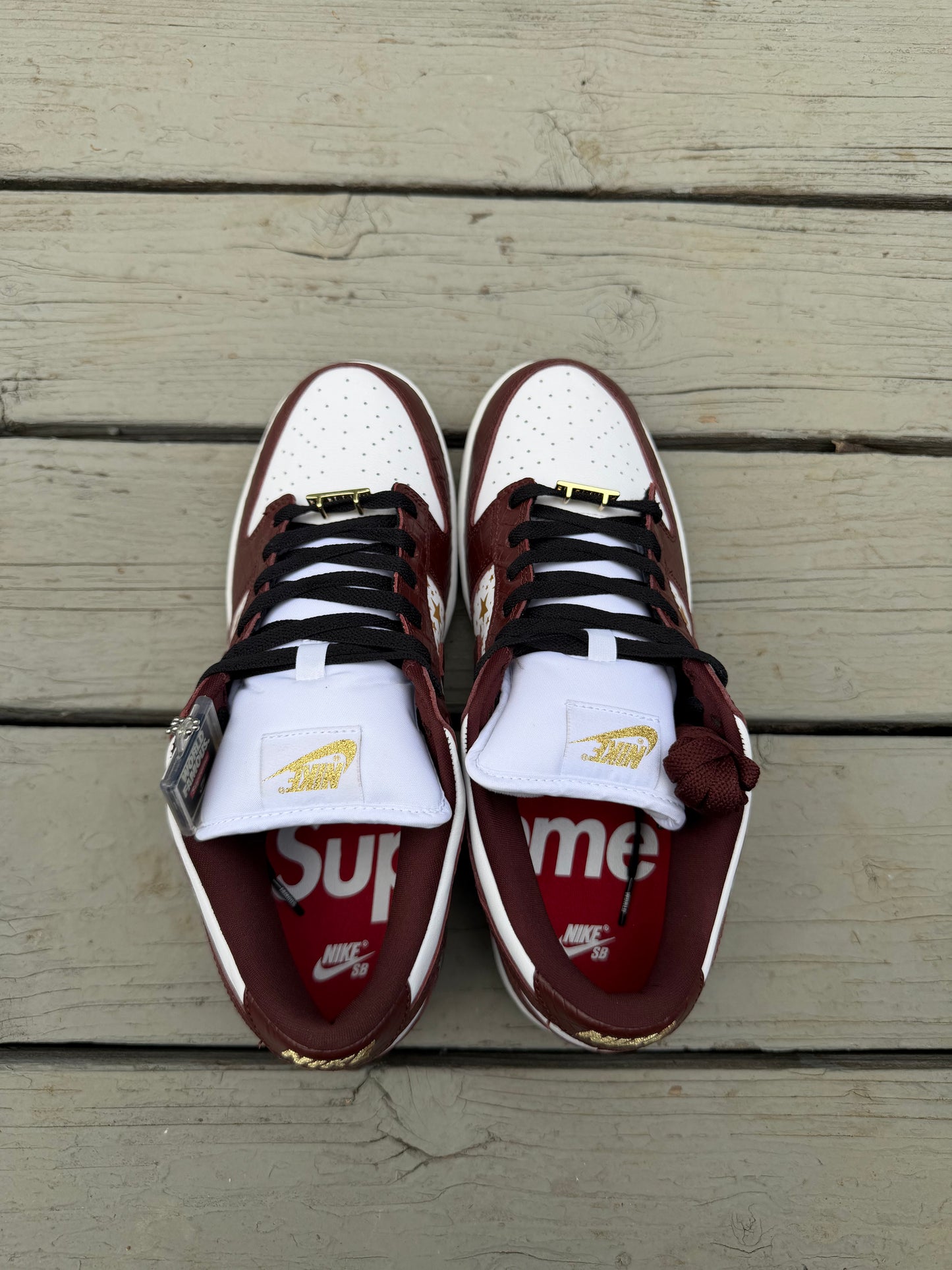 Size 11 - Supreme x Nike Dunk Low OG SB QS Barkroot Brown