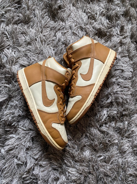 Size 9.5W/8M - 2003 Nike Dunk High Pro Maple Rope