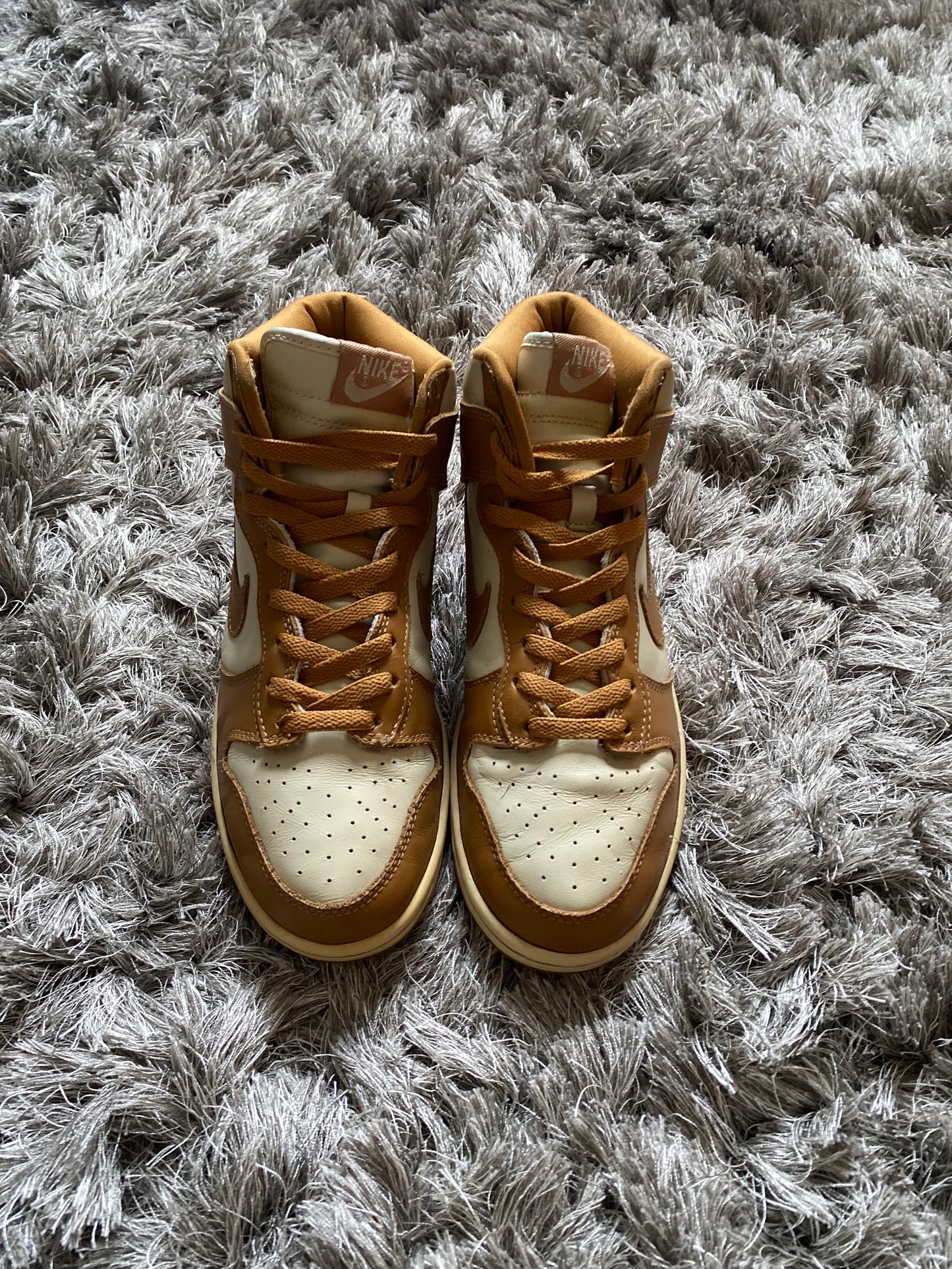 Size 9.5W/8M - 2003 Nike Dunk High Pro Maple Rope