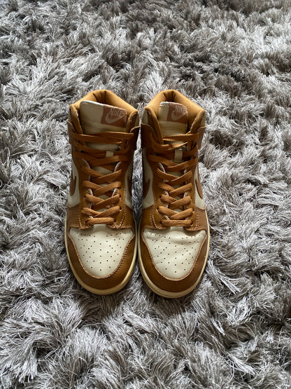 Size 9.5W/8M - 2003 Nike Dunk High Pro Maple Rope