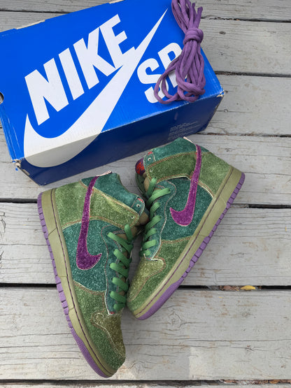 Size 9.5 - Nike Dunk High Premium SB Skunk