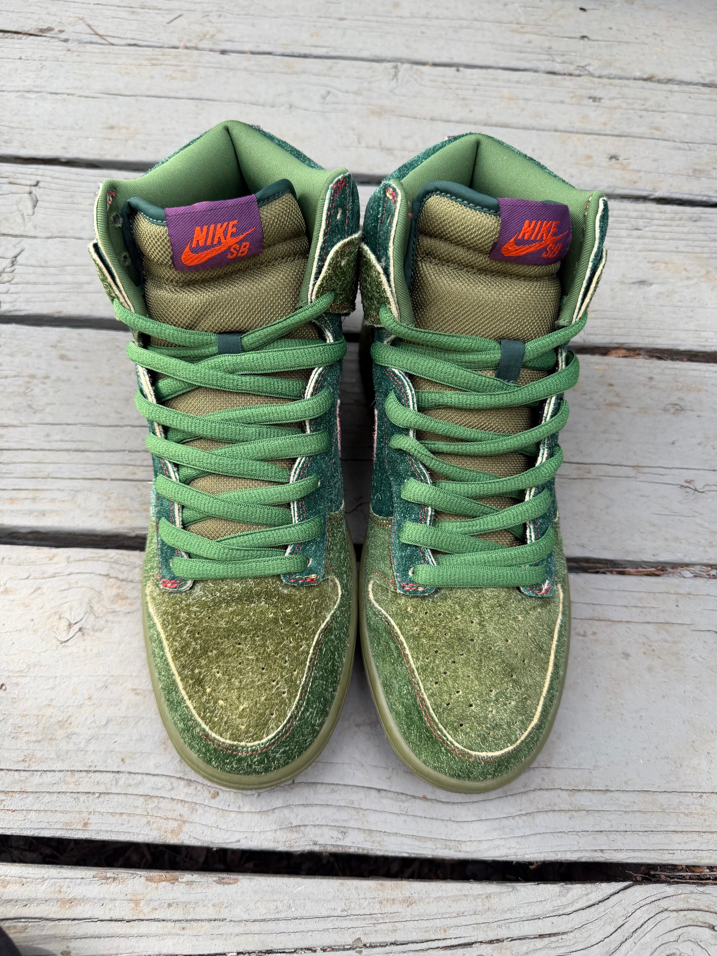 Size 9.5 - Nike Dunk High Premium SB Skunk