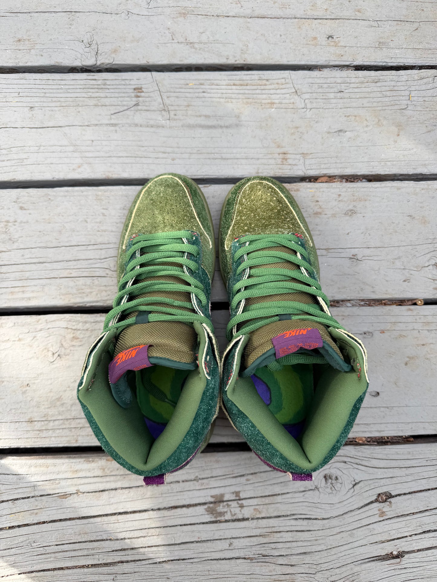 Size 9.5 - Nike Dunk High Premium SB Skunk