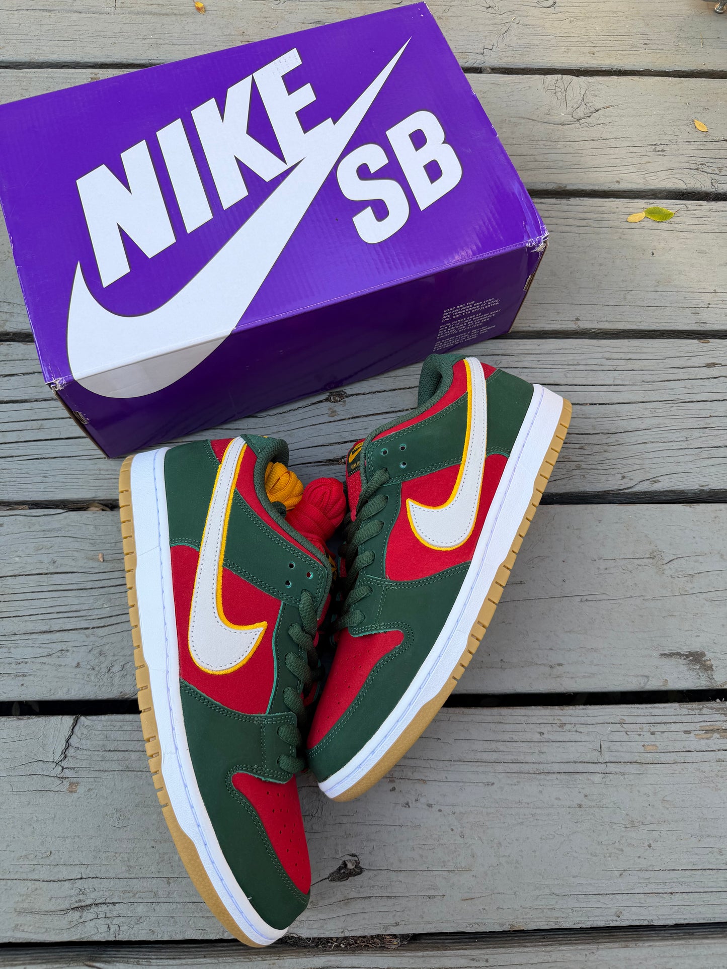 Size 11.5 - Nike Dunk Low Pro SB Seattle Supersonics
