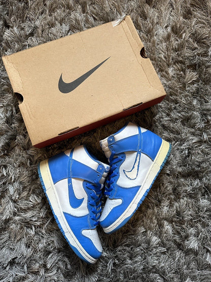 Size 9 - 1999 Nike Dunk High UNC