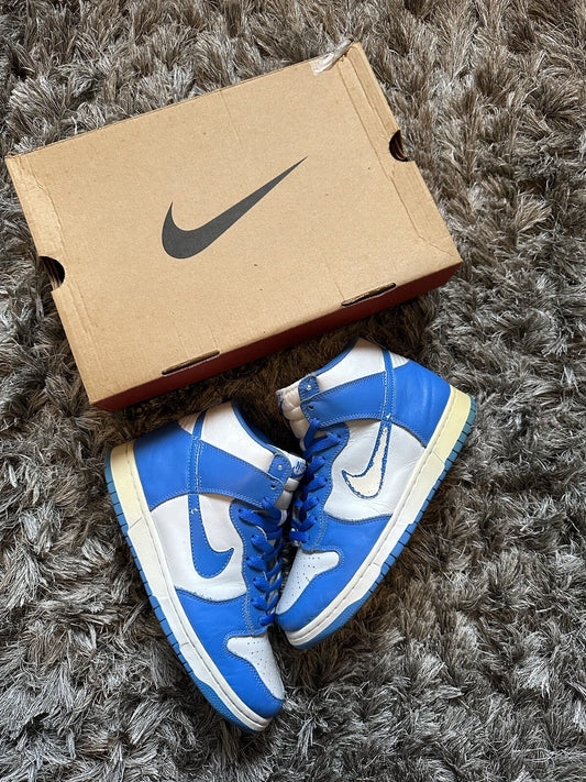 Size 9 - 1999 Nike Dunk High UNC
