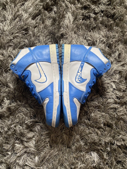 Size 9 - 1999 Nike Dunk High UNC