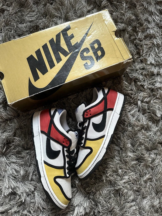 Size 9 - Nike Dunk Low Pro SB Piet Mondrian