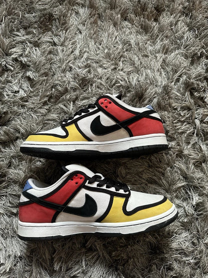 Size 9 - Nike Dunk Low Pro SB Piet Mondrian